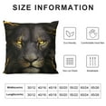 thumbnail image 5 of ARISTURING  Lion Leo Pillow Covers Decorative Square Throw Pillow Cases for Sofa Couch Decoration, 5 of 5