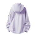 thumbnail image 6 of Sevevn Men 3 In 1 Rain Jacket Detachable Hood Regular Fit Waterproof Shell Fleece Liner Fabric Zip Snap Placket Chest Zip Pocket Arm Patch Cuffs For Hiking Wear, 6 of 8