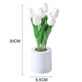 thumbnail image 2 of Lámpara de noche con forma de tulipán LED recargable, simulación de flores, lámpara de imitación para dormitorio y mesita de noche, 2 of 6
