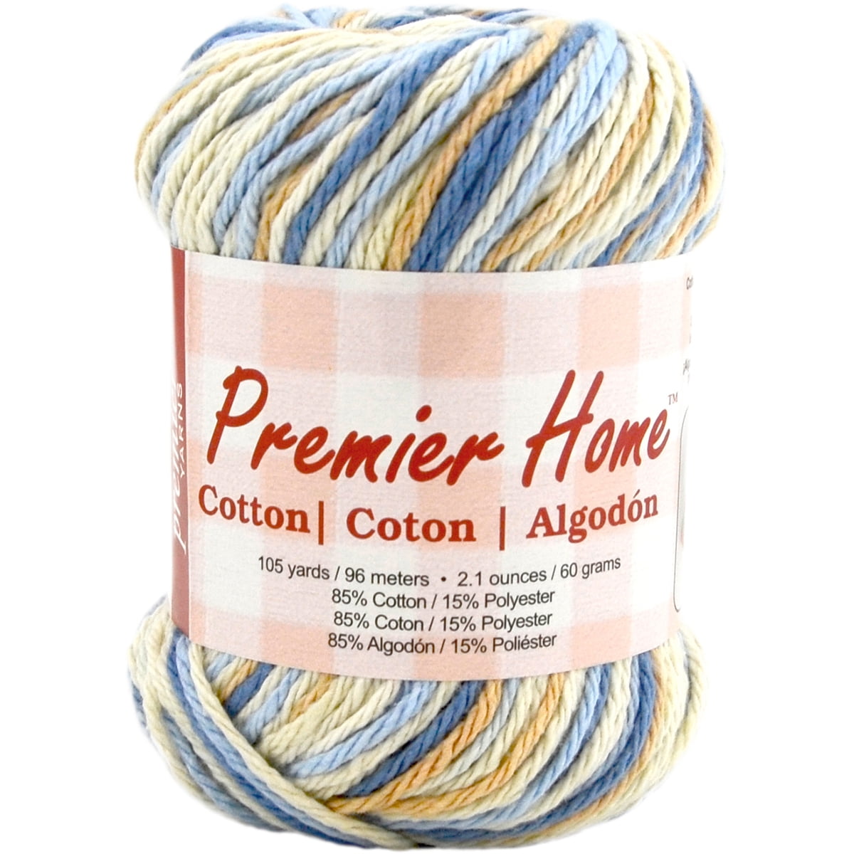 Premier Yarns Home Cotton Yarn MultiRustic Blue Walmart Canada