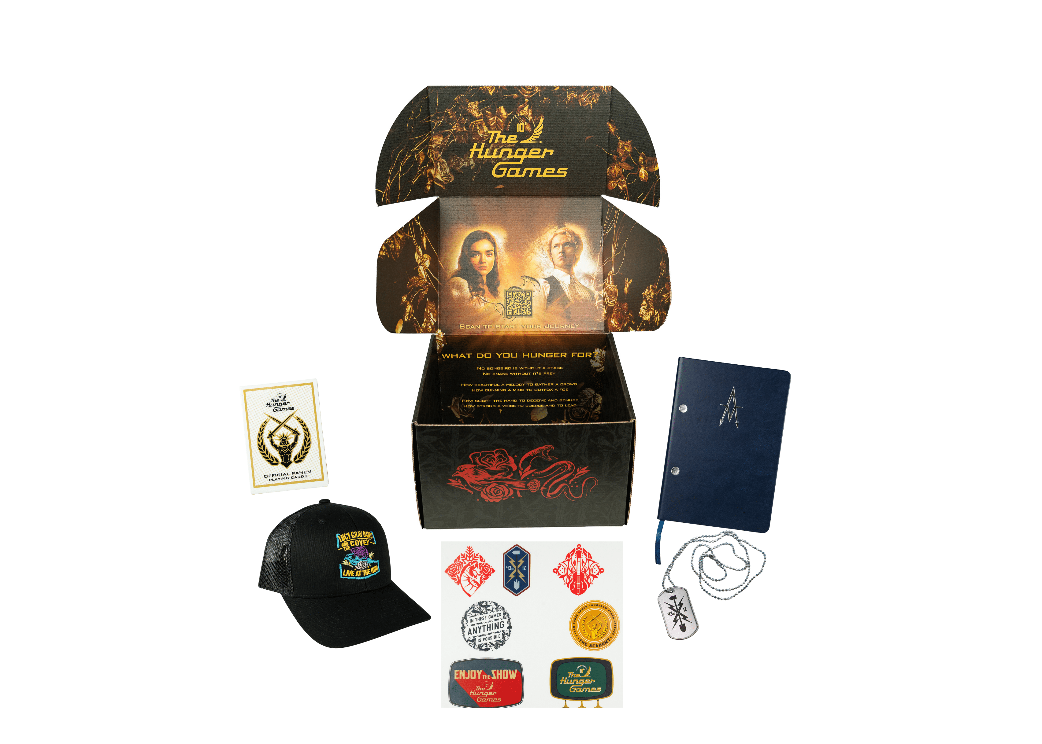 The Hunger Games: The Ballad Of Songbirds & Snakes Official Merchandise Collection Box