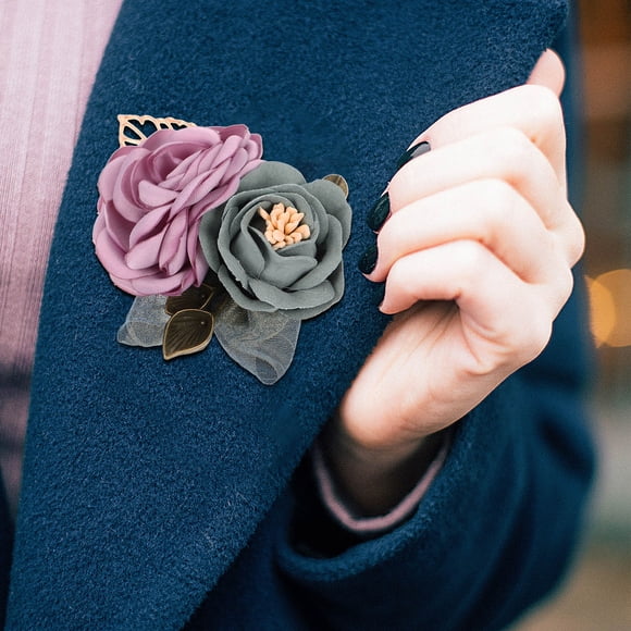 HEALEEP Corsage Floral Artificial Multicolor Para Banquetes Y Eventos Formales