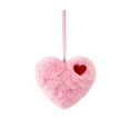 thumbnail image 2 of Coollooc 6Pcs Valentine's Day Fuzzy Plush Heart Ornaments, 4.72 Inch Fuzzy Heart Decor with Red Accents, Soft Christmas Tree Hearts for Xmas, Valentine's, Wedding, Party, Home Decoration(Pink,6Pcs), 2 of 5