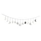 thumbnail image 3 of Colgante de pared de , boho, moderna, decoración de cabecero decoración r banner para guardería decoración del hogar argent, 3 of 8