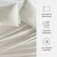 thumbnail image 6 of Ivory 300TC Cotton Cooling Pillow Case Set, Standard/Queen, by Noble Linens, 6 of 8