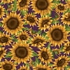 VIP Fabrics Sunflowers Home Decoration Fabric, 74062-V