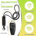 thumbnail image 3 of Baohd 2 Pcs Sifflet Portable pour Chien ABS pour Entraînement et Rappel Nylon Résistant aux Rayures Sifflet pour Chien Rappel 1ensemble, 3 of 6