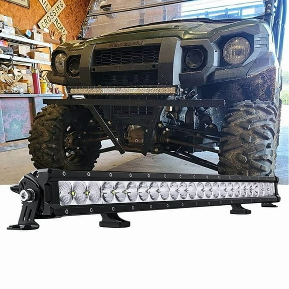 Nilight Led Light Bar 30inch 120W Flood Spot Combo Beam 14400LM Osram P8/5W Chips Offroad Single Row Slim Lights IP68 Led Driving Light for Pickup Truck SUV ATV UTV Boat Jeep