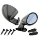 thumbnail image 1 of Style Left & Right Car Classic Retro Door Wing Side Mirror Rearview Vintage Universal Carbon Fiber, 1 of 5