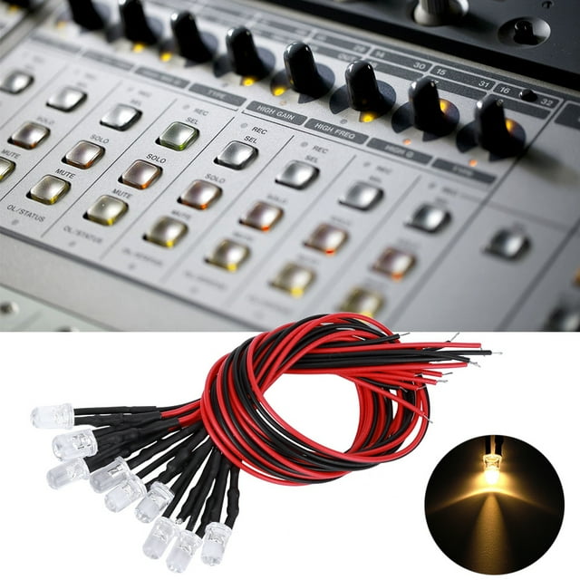 Diodos emisores de luz Bling Bling luz precableada de 12 V