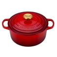 thumbnail image 2 of Le Creuset 4.5 qt Enameled Cast Iron Signature Round Dutch Oven (Flame), 2 of 2
