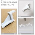 thumbnail image 7 of Raindrops  15 Pcs Plastic Shelf Clip Small Crisper Fridge Replacement White, 7 of 7