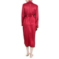 thumbnail image 2 of Women's Silk Sleepwear 100% Silk Long Robe, 2 of 11
