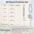 Sun Shade Sail Hardware MMF7 Kit 304 Stainless Steel Canopy