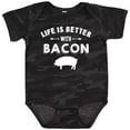 thumbnail image 3 of Inktastic Life's Better with Bacon Boys or Girls Baby Bodysuit, 3 of 5