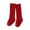 Red, variant on Coerni Baby Toddlers Girls MIddle Socks 1 Pack Bow Ribbed Long Stockings Ruffled Socks School Leggings Low Cut Boy Socks