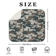 thumbnail image 4 of Beige Blue Camo Mixed Shapes Pattern Dish Drying Mat for Kitchen 1 Pack, Ultra Absorbent Microfiber Dishes Drainer Mats,16"x18", 4 of 6