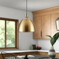 thumbnail image 2 of Aiwen Gold Finish Dome Shade Pendant Light Unique Kitchen Island Hanging Lamp Fixture, 2 of 8