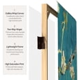thumbnail image 4 of Red Lantern 4 ft. Short Van Gogh Canvas Folding Screen - Almond Blossoms/Wheat Field, 4 of 7