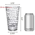 thumbnail image 2 of Amazing Abby - Iceberg - 24-Ounce Plastic Tumblers (Set of 8), Plastic Drinking Glasses, All-Clear High-Balls, Reusable Plastic Cups, Stackable, BPA-Free, Shatter-Proof, Dishwasher-Safe, 2 of 4