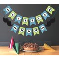 thumbnail image 2 of Inkdotpot Birthday Party DecorationsHappy Birthday Party GarlandBaby Boy Little ManPennant Banner Flag, 2 of 7