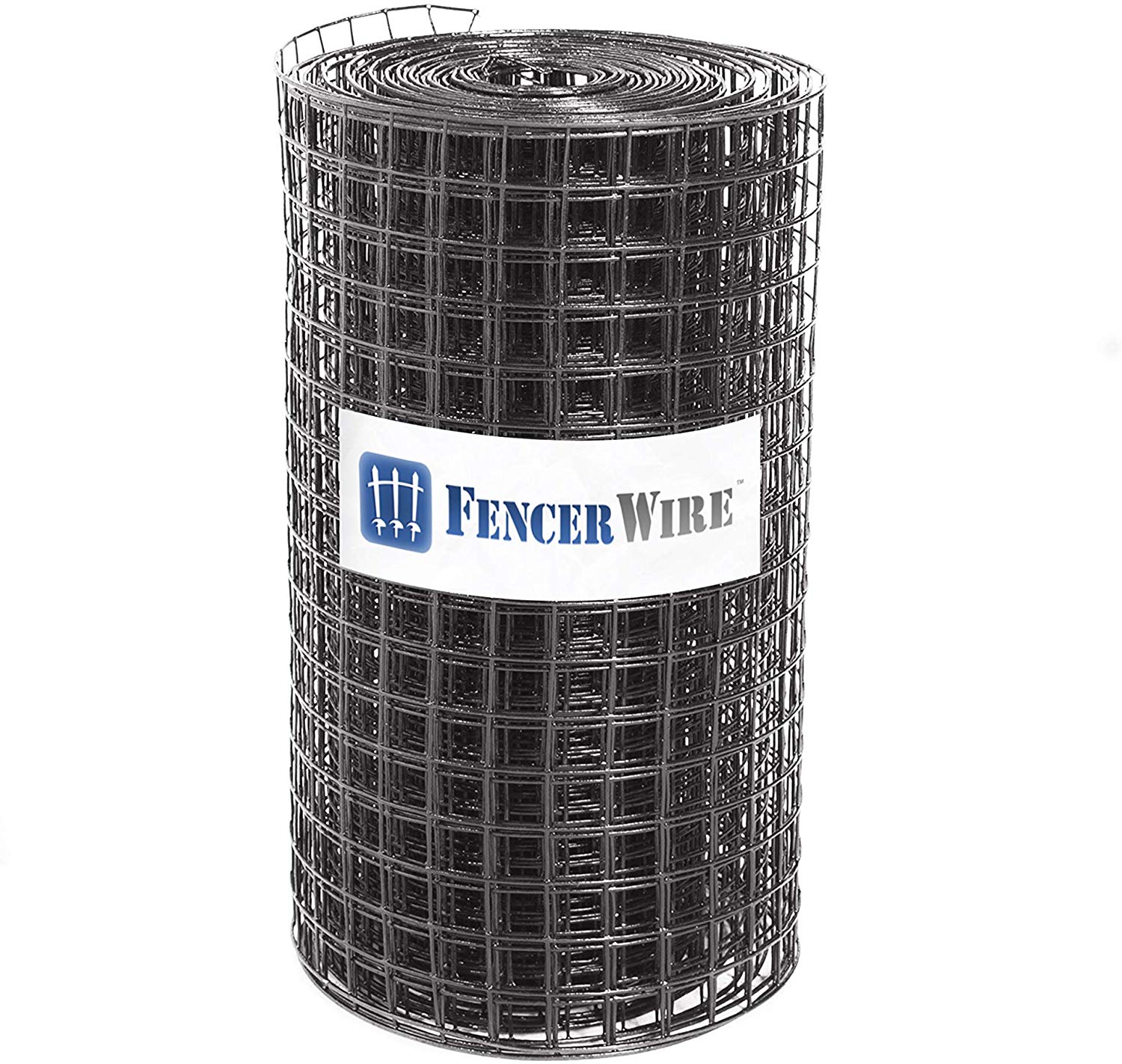 Fencer Wire 16 Gauge Galvanized Garden Fence Black Vinyl Coated Welded Mesh 15 Inch 2 Ft X 3199