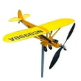TIIFSWHS Airplane Weathervane with Double Wing Outdoor Airplane