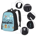 thumbnail image 4 of Daiia Let's Go on an Adventure Backpack for Men and Women -Durable Backpack Large Capacity, Water-Resistant Bag with Adjustable Straps and Laptop Compartment, 4 of 9