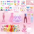 thumbnail image 2 of Kit de diseño de moda para ropa y accesorios para muñecas, 75 piezas, 2 of 7