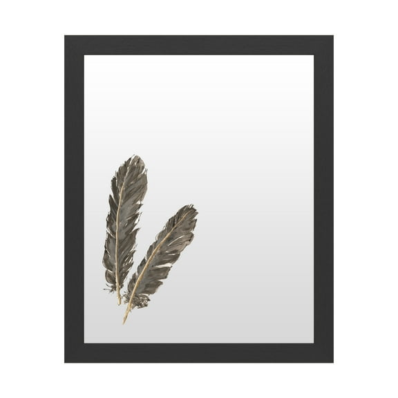 Trademark Fine Art 'Gold Feathers Iv' Markerboard by Chris Paschke