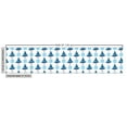 thumbnail image 3 of Ambesonne Party Fabric by the Yard Upholstery, Pastel Sailing Boats, 1 Yard, Blue Red White, 3 of 5