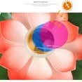 thumbnail image 6 of Solar Garden Decor Lights Outdoor Waterproof,Solar Powered Pathway Landscape Lighting,Solar LED Lotus Lights,Outdoor Rafting Scenic Decoration Ornamental,Lotus Lights Decorative Lights Monasteries, 6 of 9