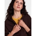 thumbnail image 6 of Scenario Women's and Women's Plus Zip Front Fleece Hoodie Jacket, Sizes XS-4X, 6 of 7