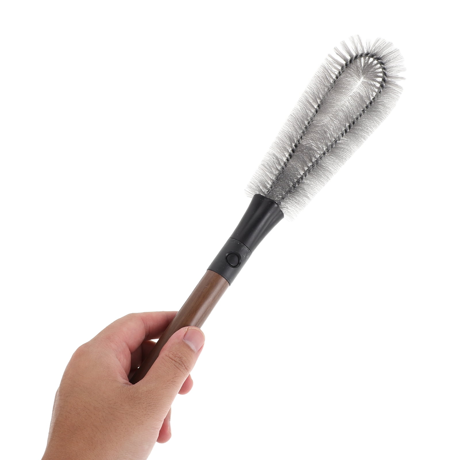 ELAYARD 2Pcs Kitchen Scrub Brush with Detachable Handle for Deep Cleaning Bottles and Juicers