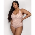 thumbnail image 4 of Curvy Couture Women's Plus Size No Show Lace Bodysuit, 4 of 4