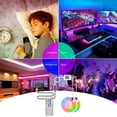 thumbnail image 4 of 200in LED RGB Light Strip, Bluetooth & Infrared Control, Color Changing Mood Lighting for Indoor & Outdoor, Christmas, Wedding & Party Décor, Smart Remote Control LED Light, 4 of 9