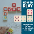 thumbnail image 4 of Chuckle & Roar - Family Dominoes - Family Game Night Classic - Wooden Dominoes - Double-Sided with Pips and Images - Ages 4 and up, 4 of 5