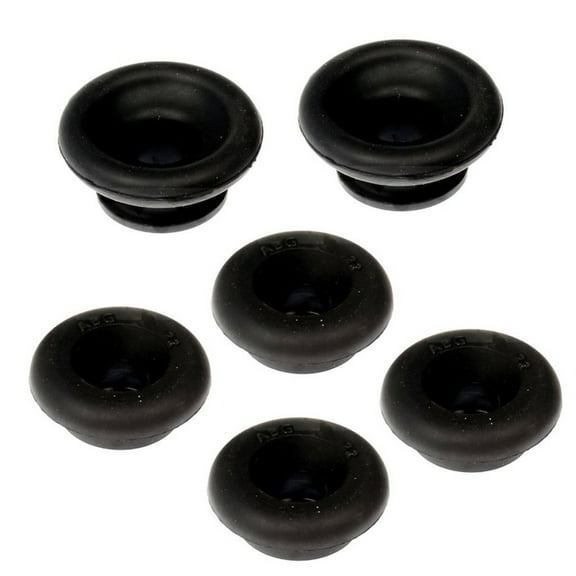 KarParts360 For Jeep Gladiator 2020 2021 Airbox Grommet Assortment | Rubber | Black | 0.164 Inches, 0.167 Inches Groove Width | 0.536 Inches, 0.756 Inches Thickness