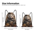 thumbnail image 2 of Daiia Cute Fallen Leaf Koala Pattern Drawstring Backpack, Gym Bag, Lightweight Backpack, Water-Resistant Bag Travel Sports Backpack, Fitness Bag, Yoga Bag-Medium, 2 of 6