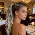 thumbnail image 6 of Elastic Braided Ponytail Extension for Women, Stretchy Dreadlock Style Hair Accessory with Secure Hold for Daily Wear and Special Occasions, Easy Clip-In Hairstyle Enhancer, 6 of 6