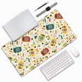 thumbnail image 2 of DouZhe Large Mouse Pad, Funny Travel Photo Cameras Non-Slip Waterproof Rubber Keyboard Office Desk Pads Mousepad, 29.5 x 15.8 inches 3mm Thick, 2 of 7