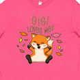 thumbnail image 4 of Inktastic Gigi Loves Me- cute baby fox Youth T-Shirt, 4 of 5