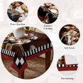 thumbnail image 5 of Red Chef Table Cloth Waterproof Tablecloths, Kitchen Gourmet Black Plaid Vintage Tablecloth Dining Table Cover for Kitchen Party Tabletop Outdoor, Rectangle Tablecloth 60x102 Inch, 5 of 9