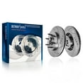 thumbnail image 3 of Detroit Axle - RWD Front and Rear Drilled Disc Brake Rotors for 2004-2008 Ford F-150 Lobo 2006-2008 Lincoln Mark LT, 3 of 5