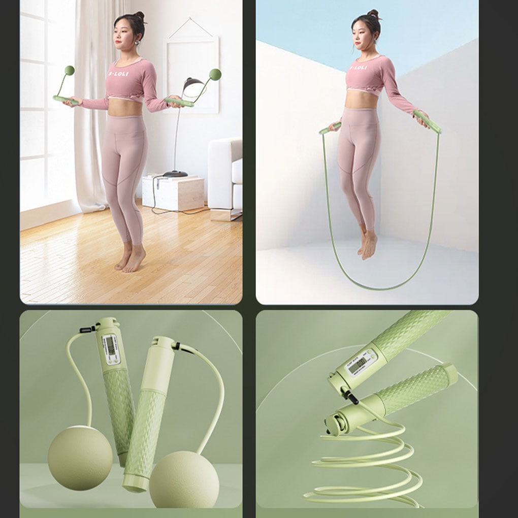 Baohd ABS Fat Burning Essential Cordless Jumping Rope Set For