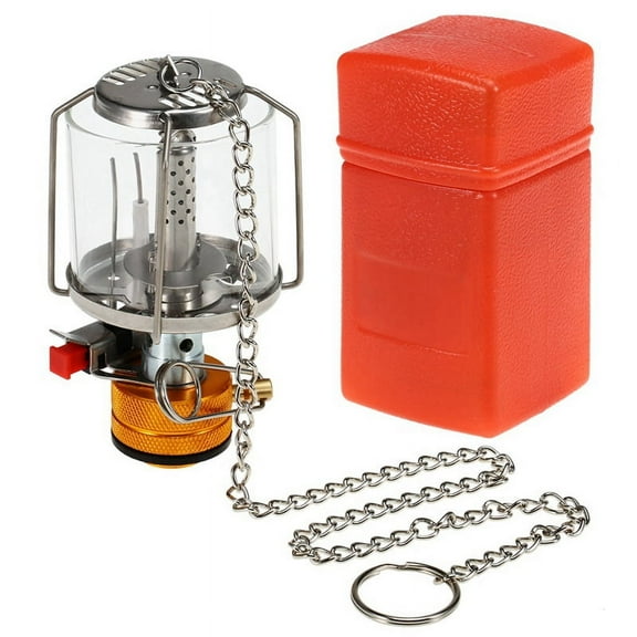 Outdoor Camping Gas Lantern Piezo Ignition Portable Mini Tent Lamp Light Equipment Cooking Accessories