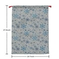 thumbnail image 5 of Christmas Bags Drawstring,Blue Christmas Snowflake Pattern Large Xmas Christmas Gift Bags,Reusable for Xmas and New Year Party Favors and Supplies,27.6" X 19.7", 5 of 5