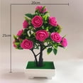thumbnail image 2 of Artificial Fake Potted Flower Plant Bonsai Outdoor/Indoor/Garden Home Decoration, 2 of 5
