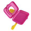 thumbnail image 2 of Baby Travel Stroller, Wet Wipes Box, Tissue Dispenser, Pink and Yellow, 2 of 4