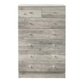 thumbnail image 6 of Spaco Modern Simple 6-Layer 7-Drawer Dresser, Drawer Cabinet with Gold Handle, Gray, 6 of 14